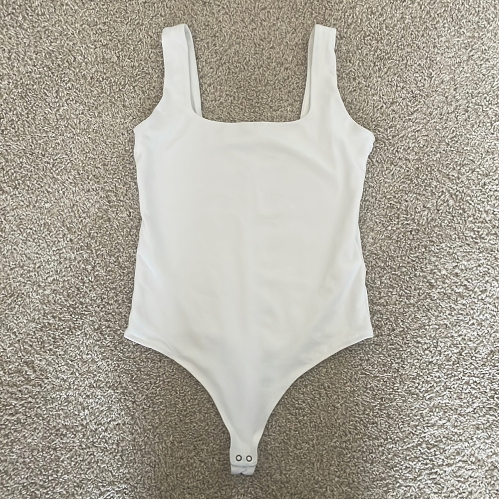White Abercrombie Bodysuit